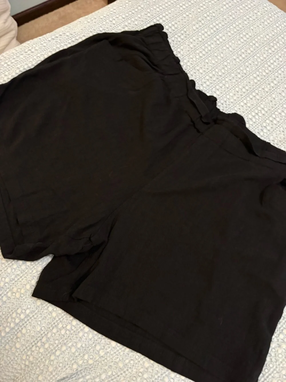 Maurices Black Elastic-Waist Shorts sz 2X
